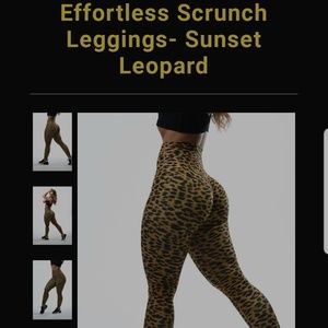 Tilyoucollapse Sunset Scrunch Leggings